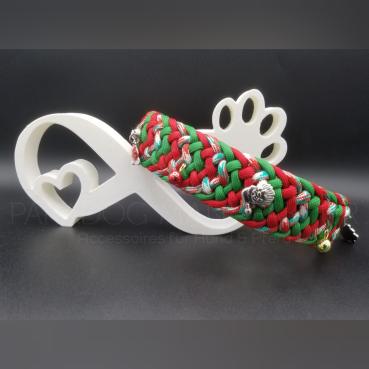 Halsband 3 Way Tie, Modell "Xmas" Gr. 41 (verstellbar + 4cm)