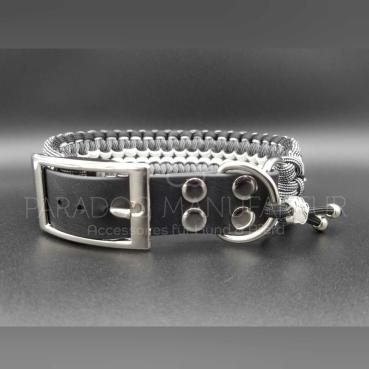 Halsband Helmy´s First, Modell "Black&White" Gr. 37 (verstellbar + 4cm)