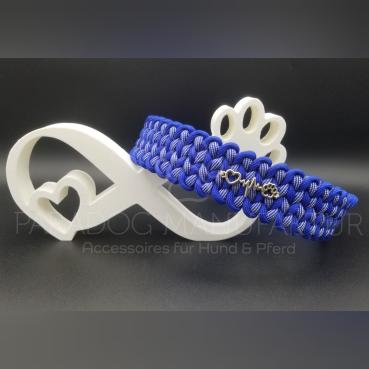 Halsband Manta Ray, Modell "Blue" Gr. 43 (verstellbar + 5cm)