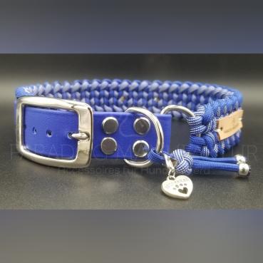 Halsband Manta Ray, Modell "Blue" Gr. 43 (verstellbar + 5cm)