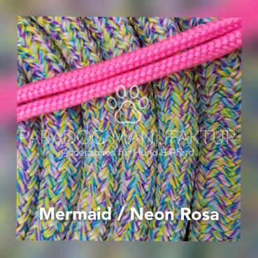 ***Sonderedition Mermaid*** - Knotenhalfter Set - "4/Kn Signal - Knotenhalfter mit 4 Knoten" & 4,20 m Lead-Rope