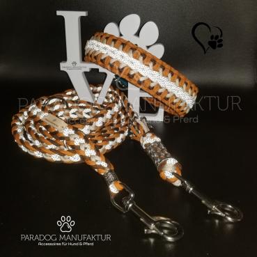 Halsband/Leinen - Set "Sky Leia" - Super Reflektierend