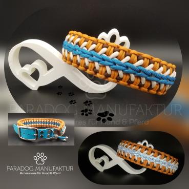 Halsband/Leinen - Set "Sky Leia" - Super Reflektierend