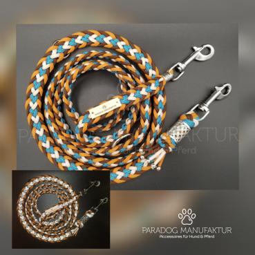 Halsband/Leinen - Set "Sky Leia" - Super Reflektierend