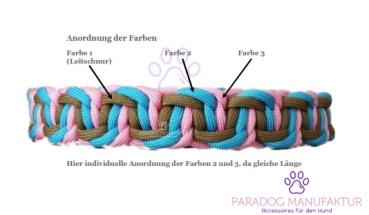 Halsband BELLY 3-farbig