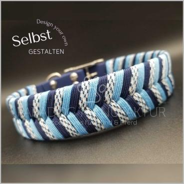 Halsband TWIN - Biothane® meets Paracord