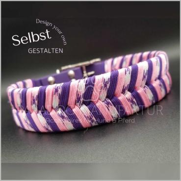 Halsband TWIN - Biothane® meets Paracord