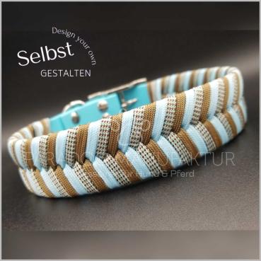Halsband TWIN - Biothane® meets Paracord